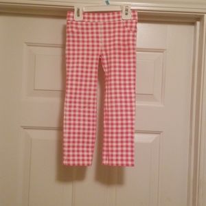 💞Gymboree Hot Pink Gingham Pants